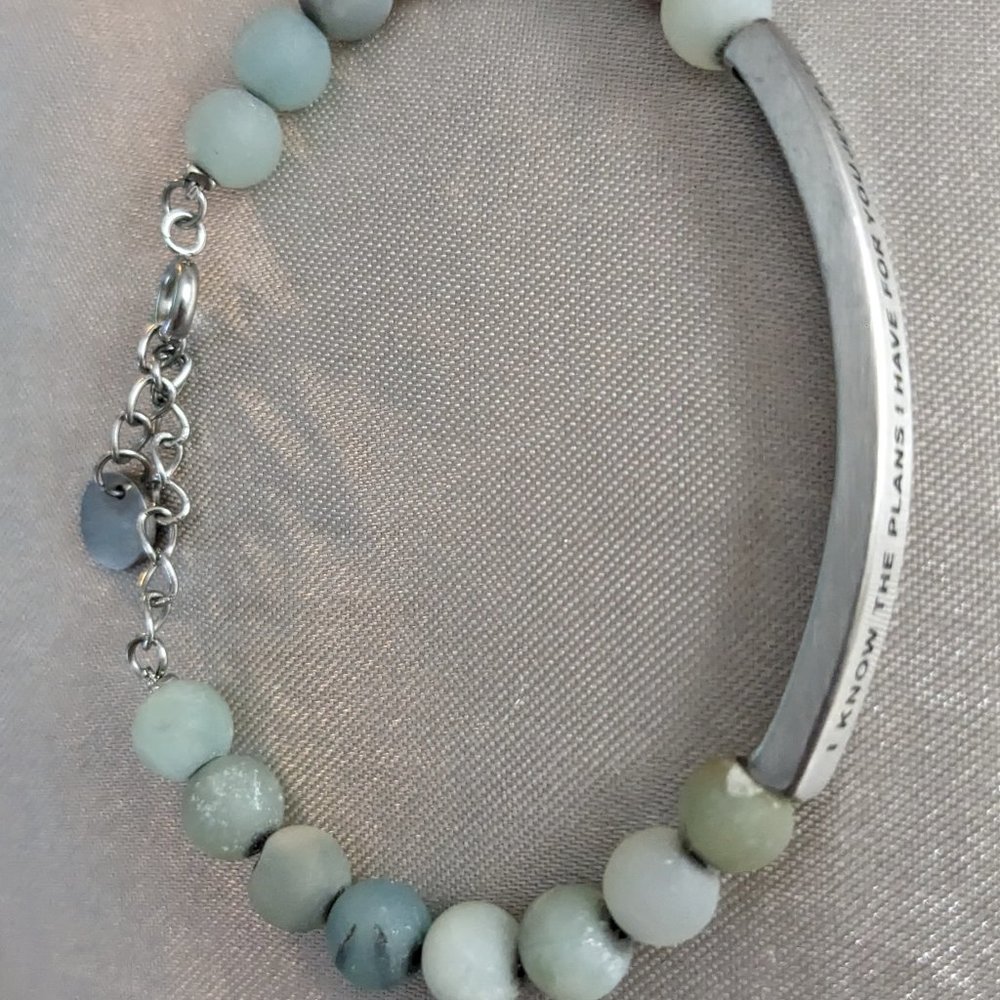 Inspire me bracelet "I Know the plans I  have for you"